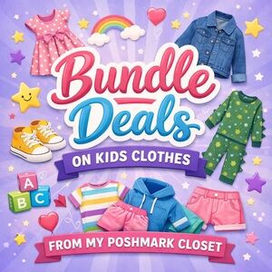 Kids Clothes Bundle Deal - Assorted Bright Colors